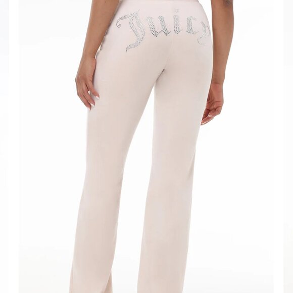 Juicy Couture Classic White Velour Pants Size: S - Picture 5 of 12